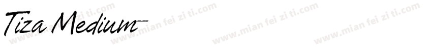 Tiza Medium字体转换